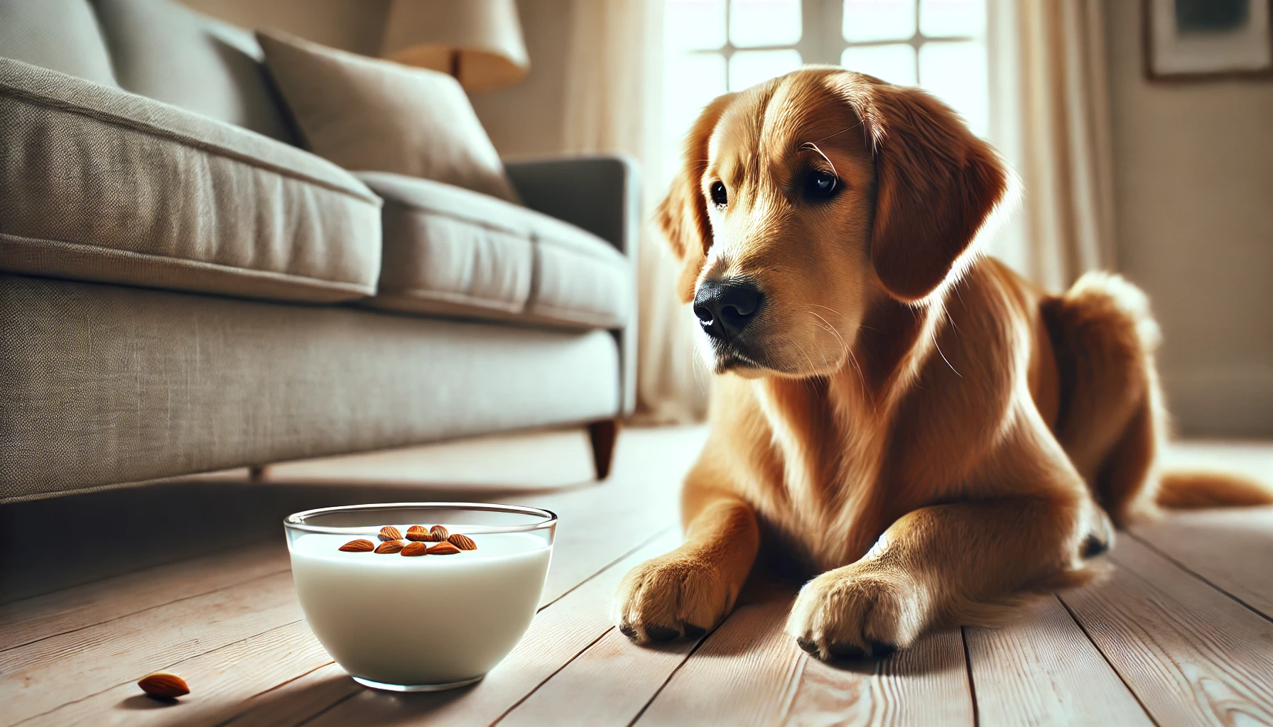 A Dogs Have Almond Milk