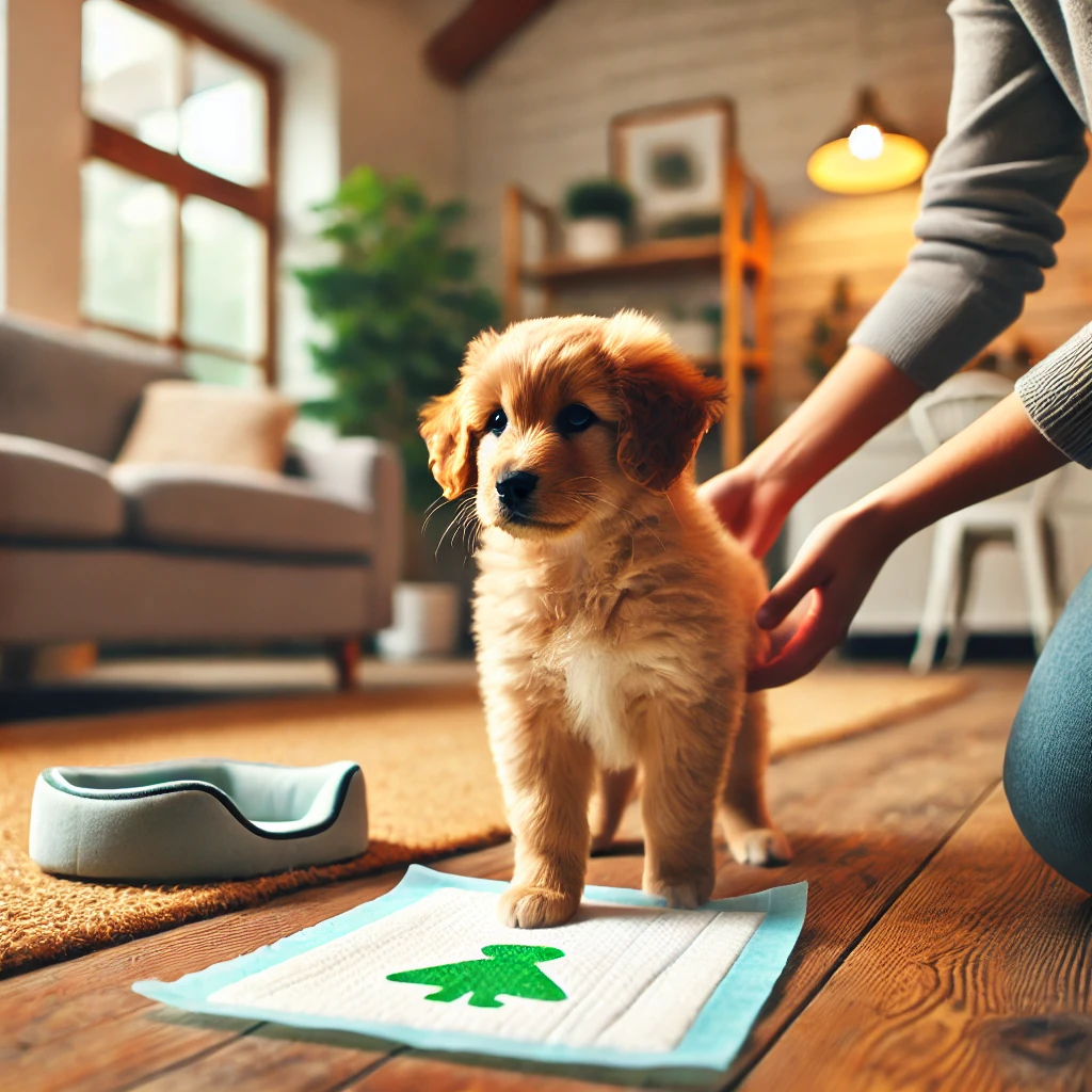 Training a dog to poop