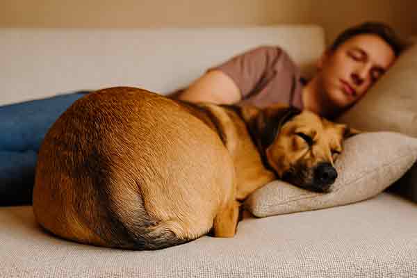 Reasons Dogs Sleep With Their Bum Facing me