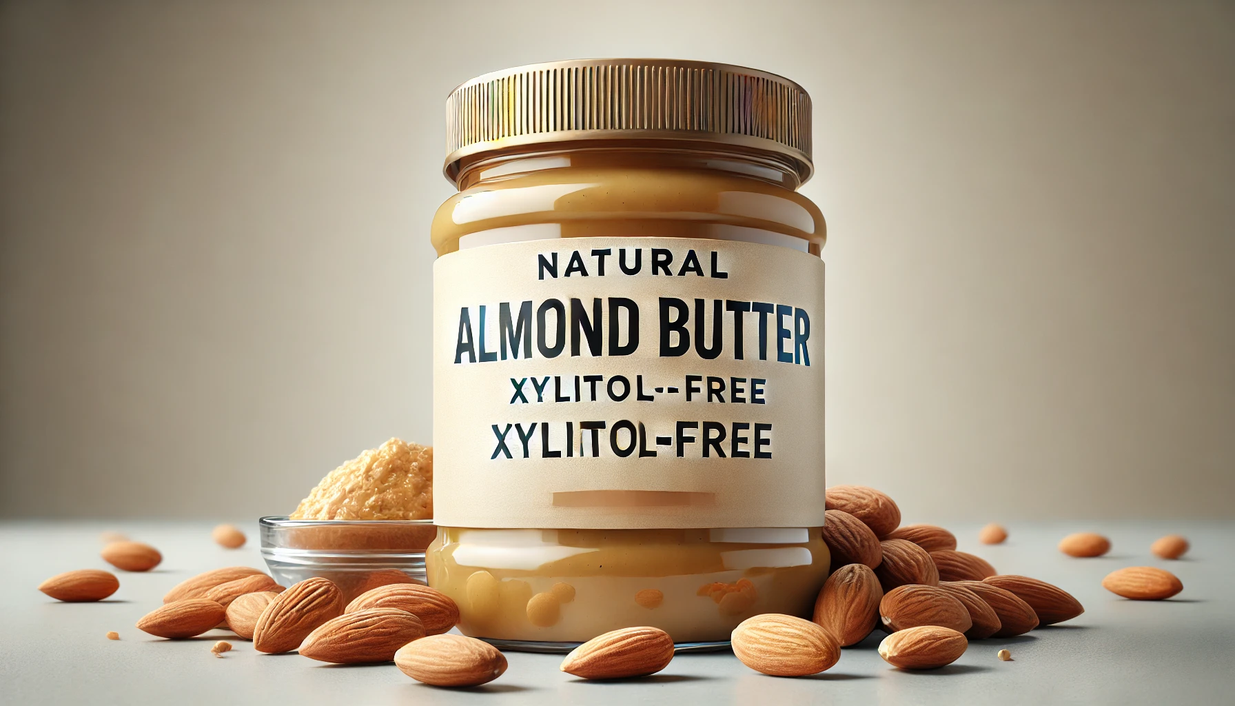 Natural, Xylitol-Free Almond Butter