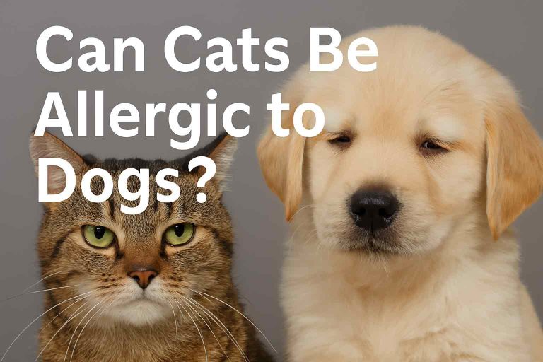 can cats be allergic to dogs