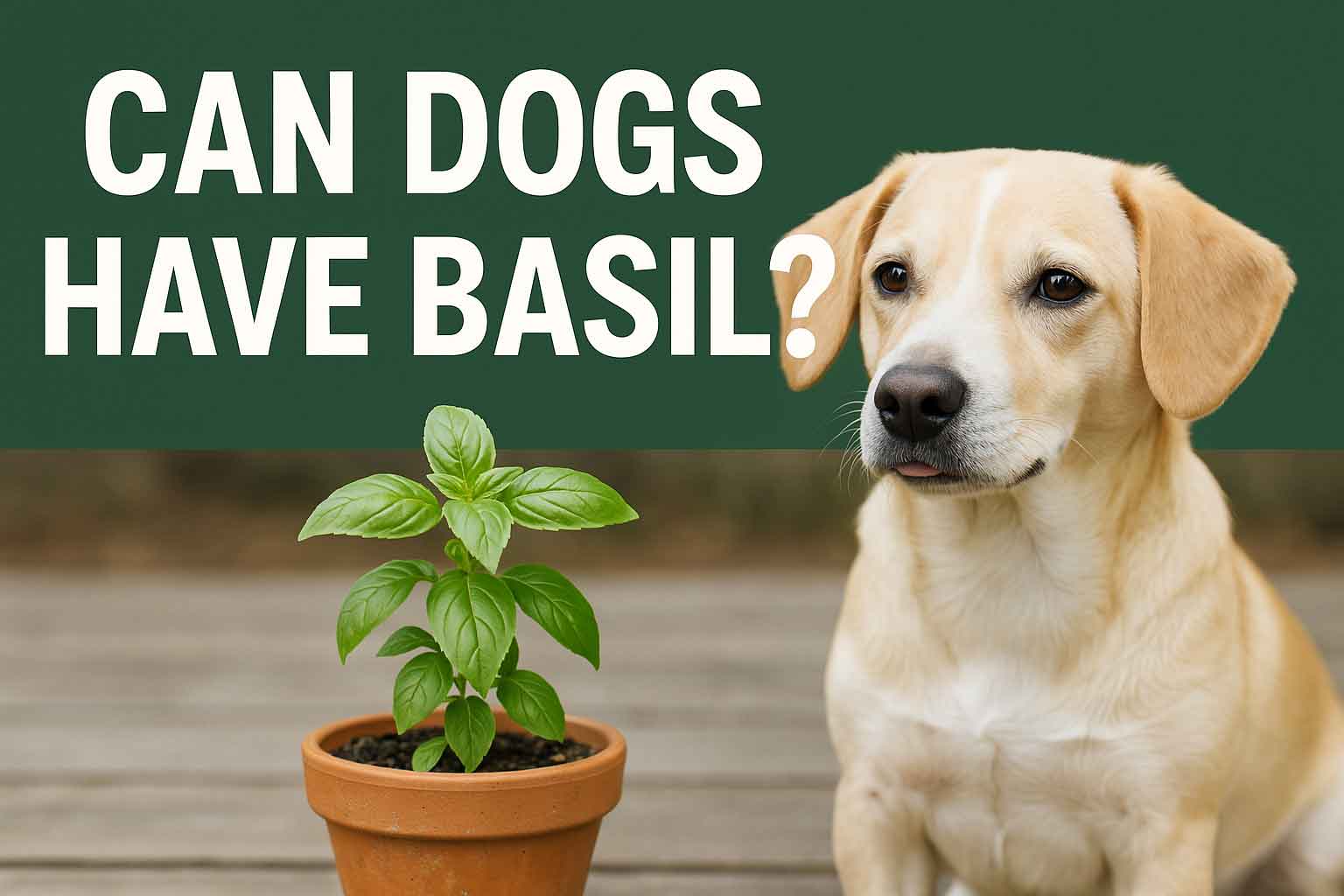 can dogs have basil