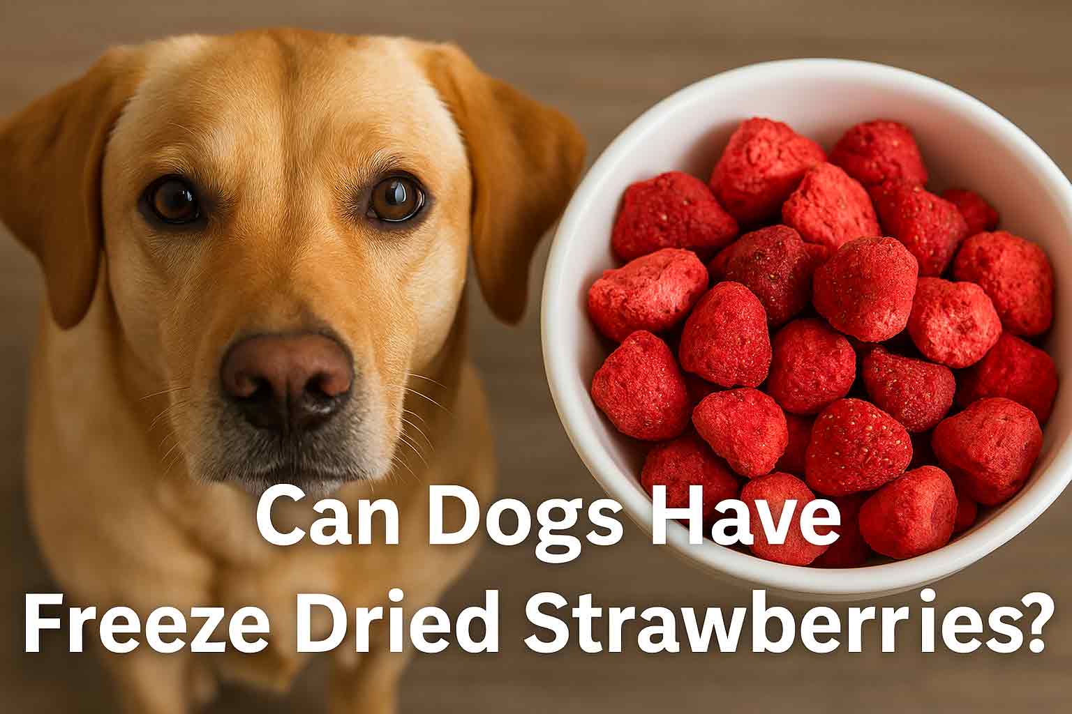 can dogs have freeze dried strawberries