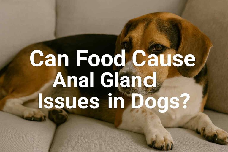 can food cause anal gland issues in dogs