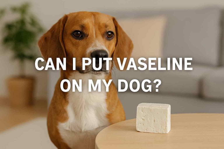 can i put vaseline on my dog