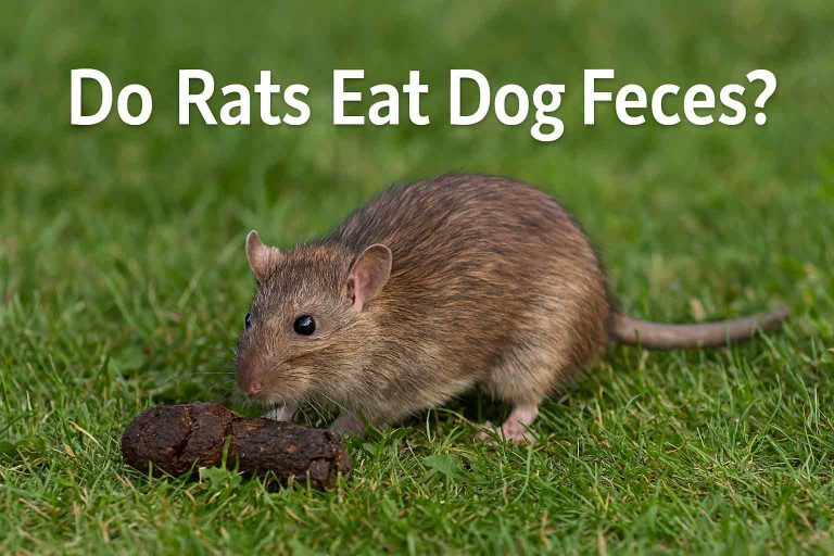 do rats eat dog feces