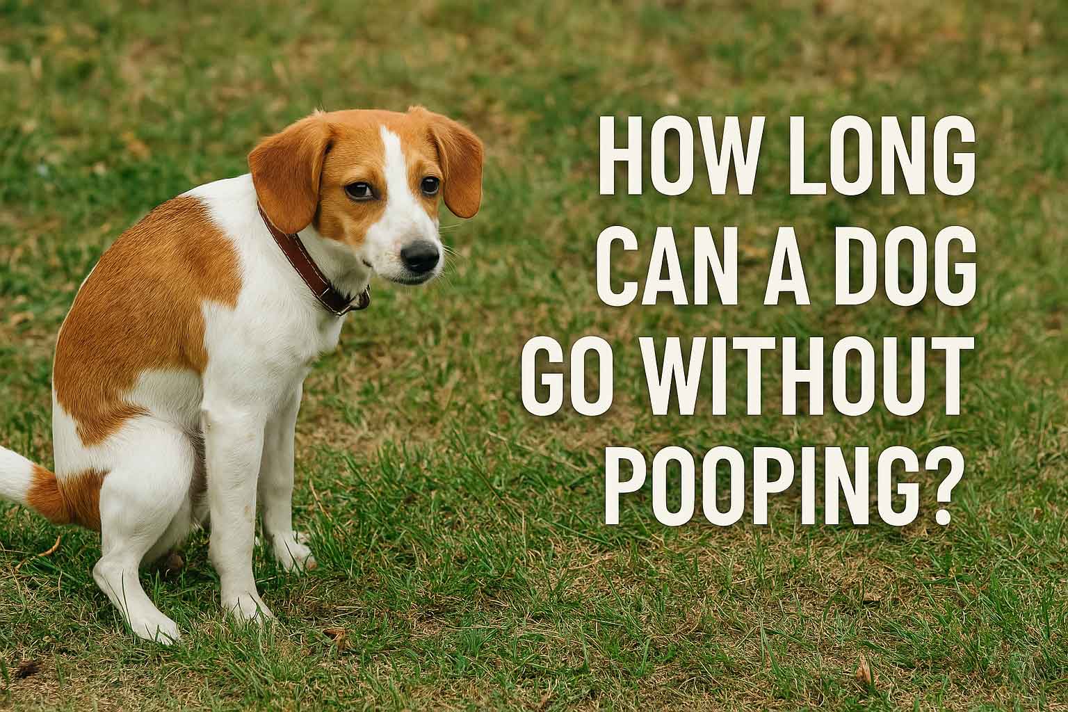 how long can a dog go without pooping