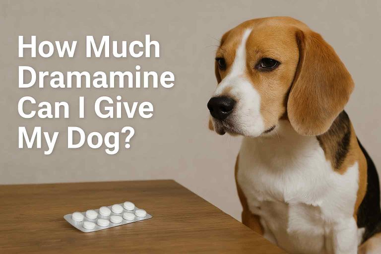 how much dramamine can i give my dog