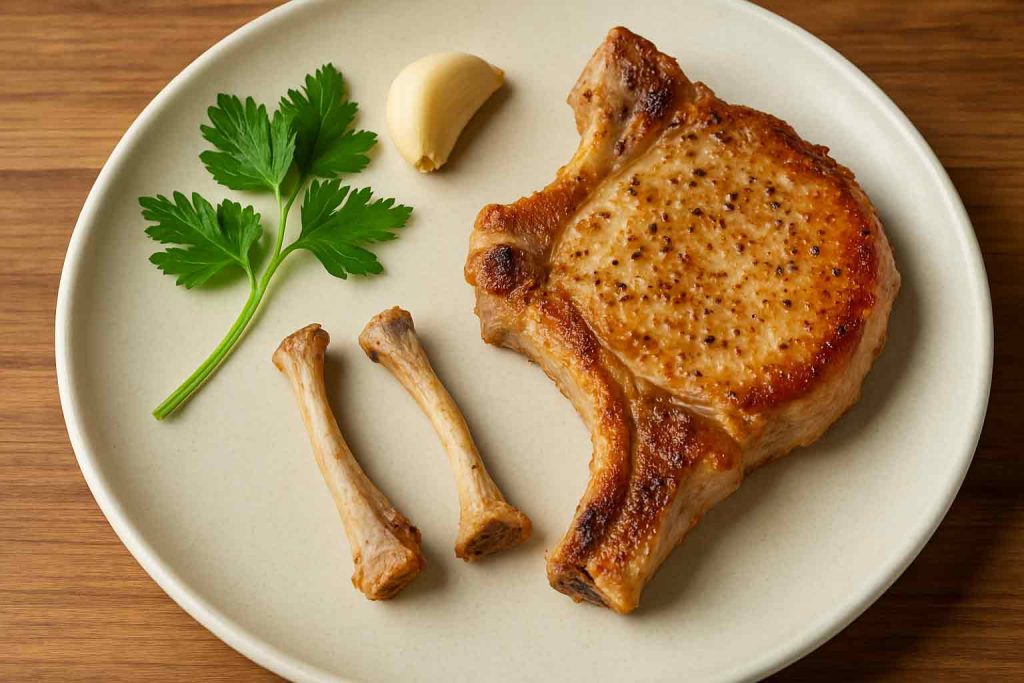 pork chop bones