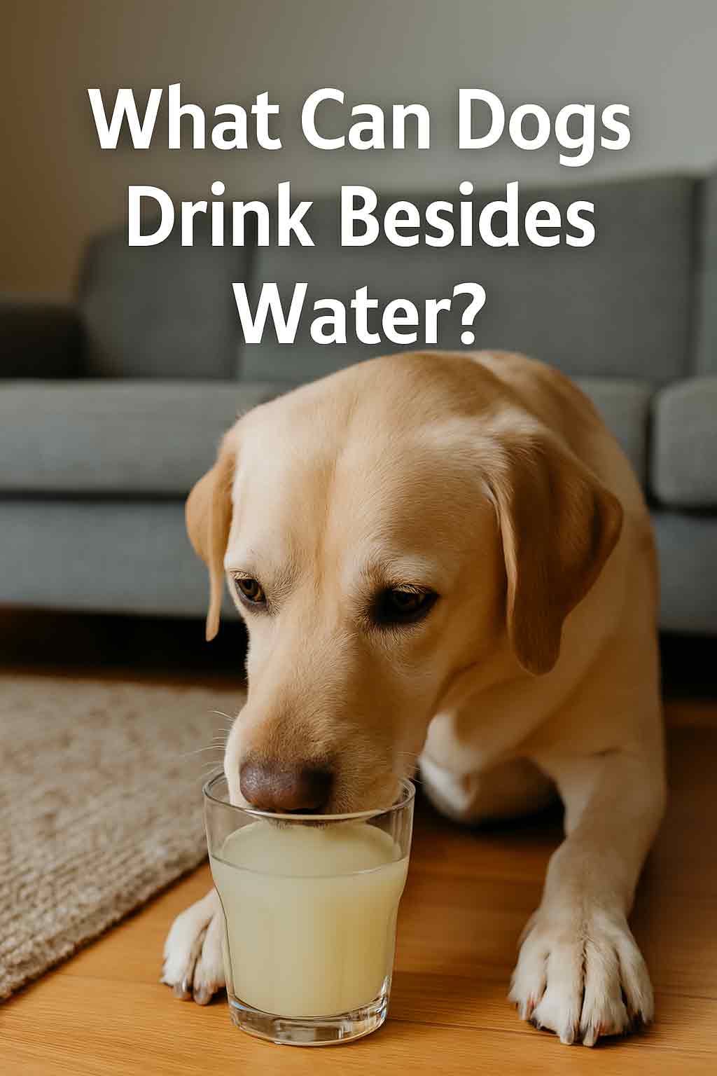 what can dogs drink besides water
