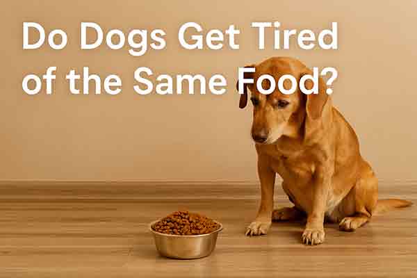 do dogs get tired of the same food