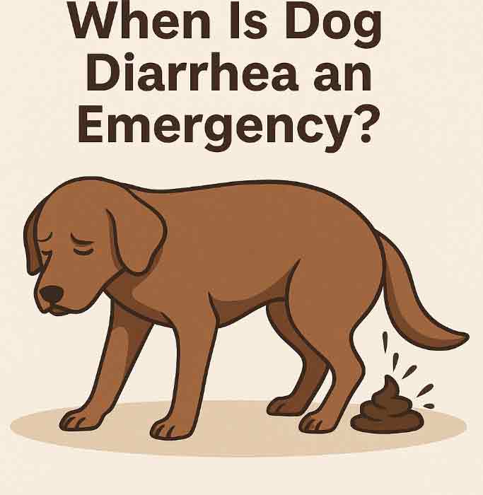 when is dog diarrhea an emergency