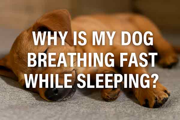 why is my dog breathing fast while sleeping
