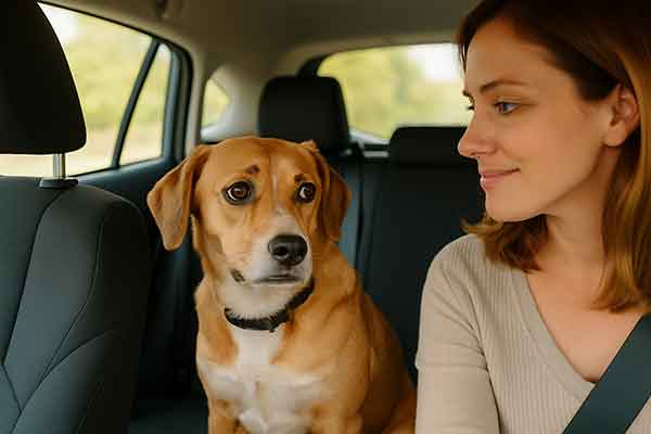 my dog whine in the car