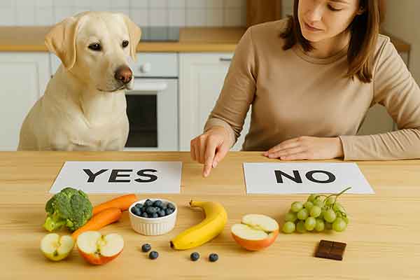 what foods dogs can and cannot eat