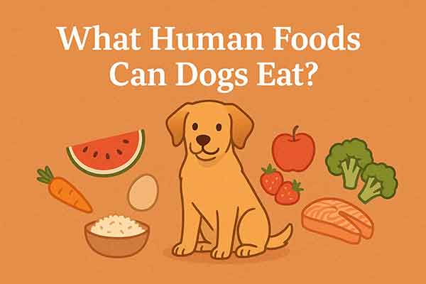 what human foods can dogs eat